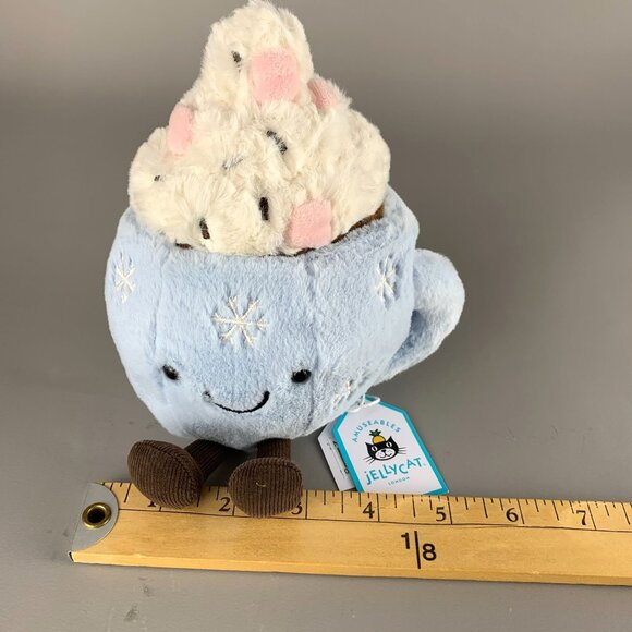 Jellycat Amuseables Hot Chocolate With Marshmallows Whipped Cream Plush Toy New - Picture 7 of 12